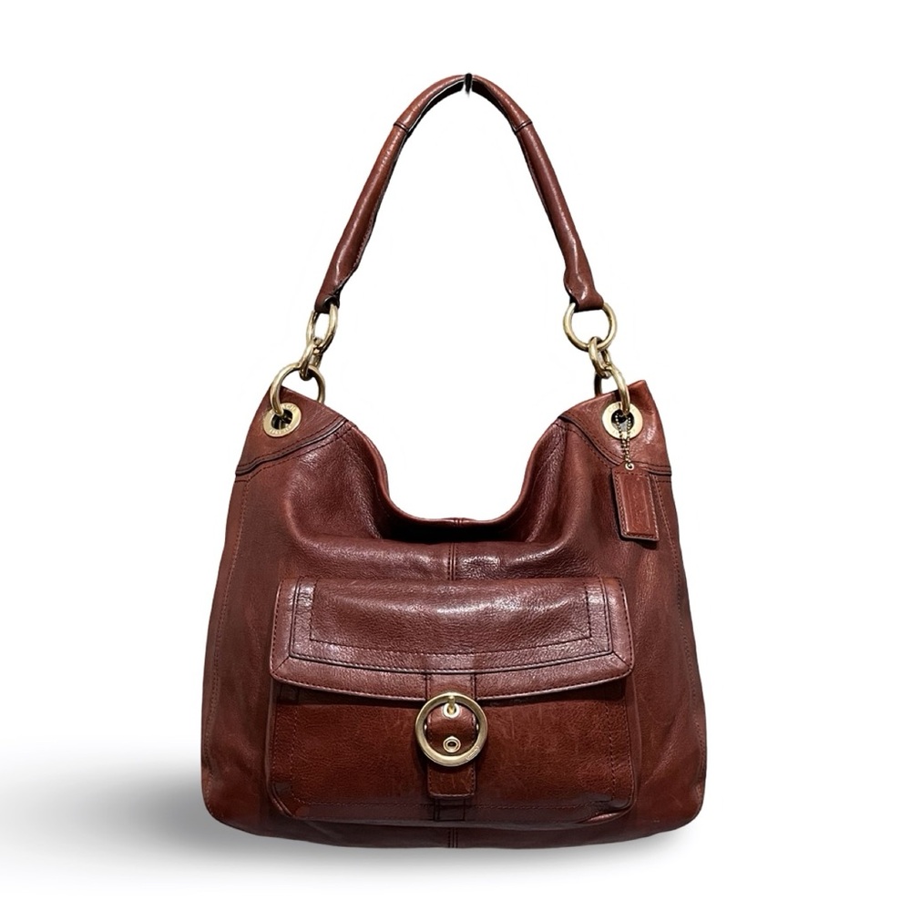 Coach Brown Leather Shoulder Bag